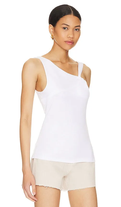 1. STATE Wrap Strap Tank in White