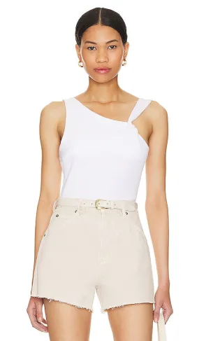 1. STATE Wrap Strap Tank in White