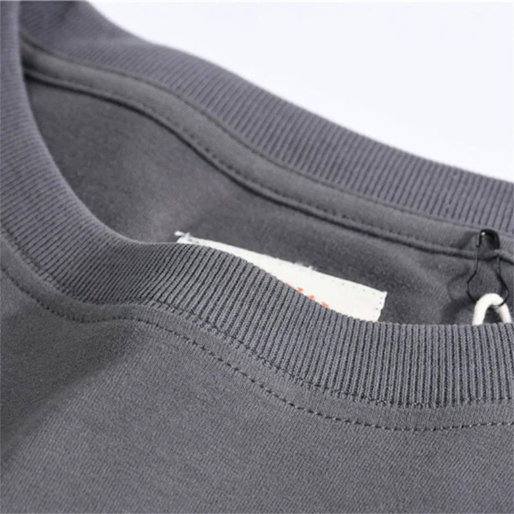 100% Cotton Long Sleeve T shirt For Men Solid Spring Casual Mens T-shirts High Quality Male Tops Classic Clothes Men&#39;s T-shirts