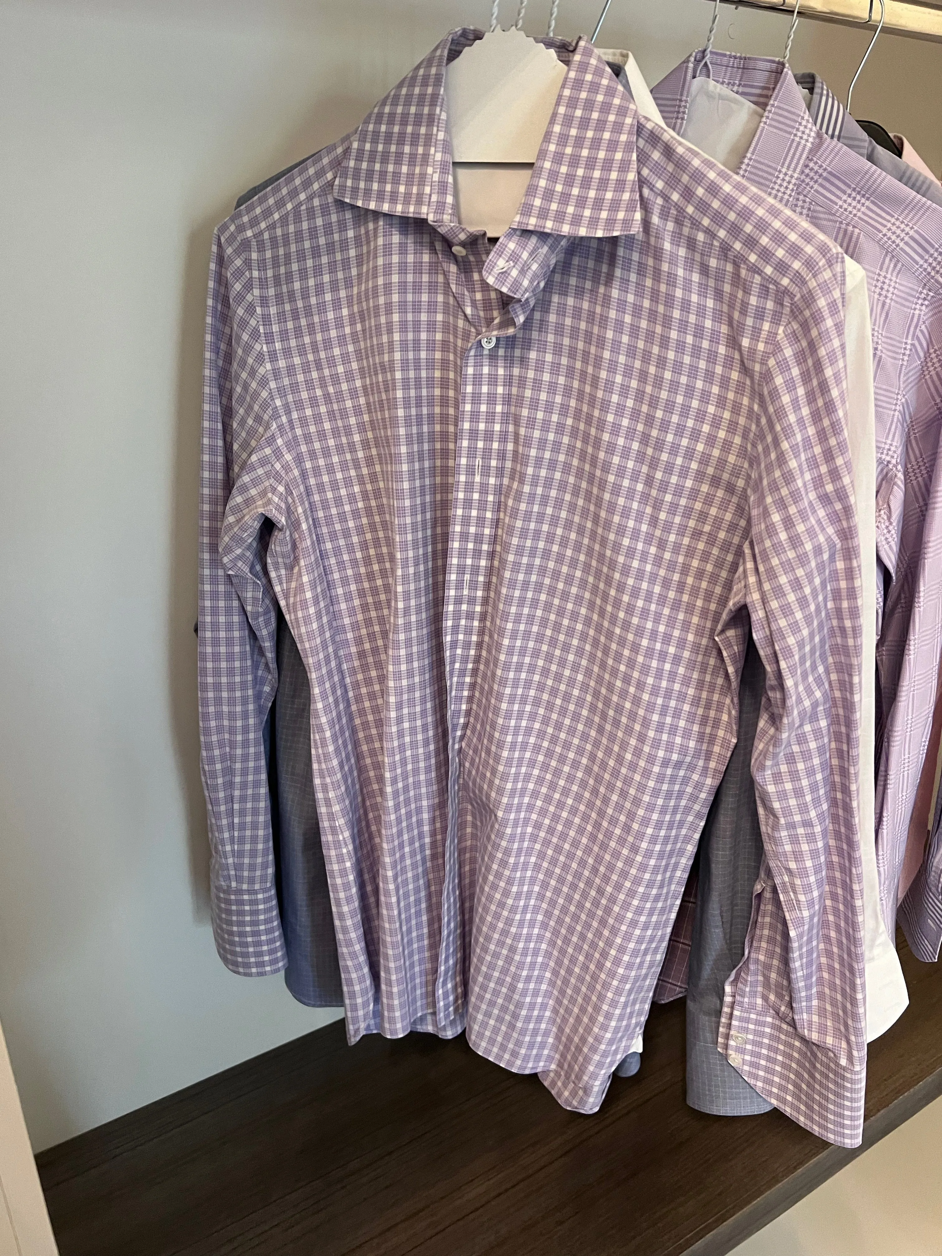 7 Men's Tom Ford Shirts, Size Large (41, 16")