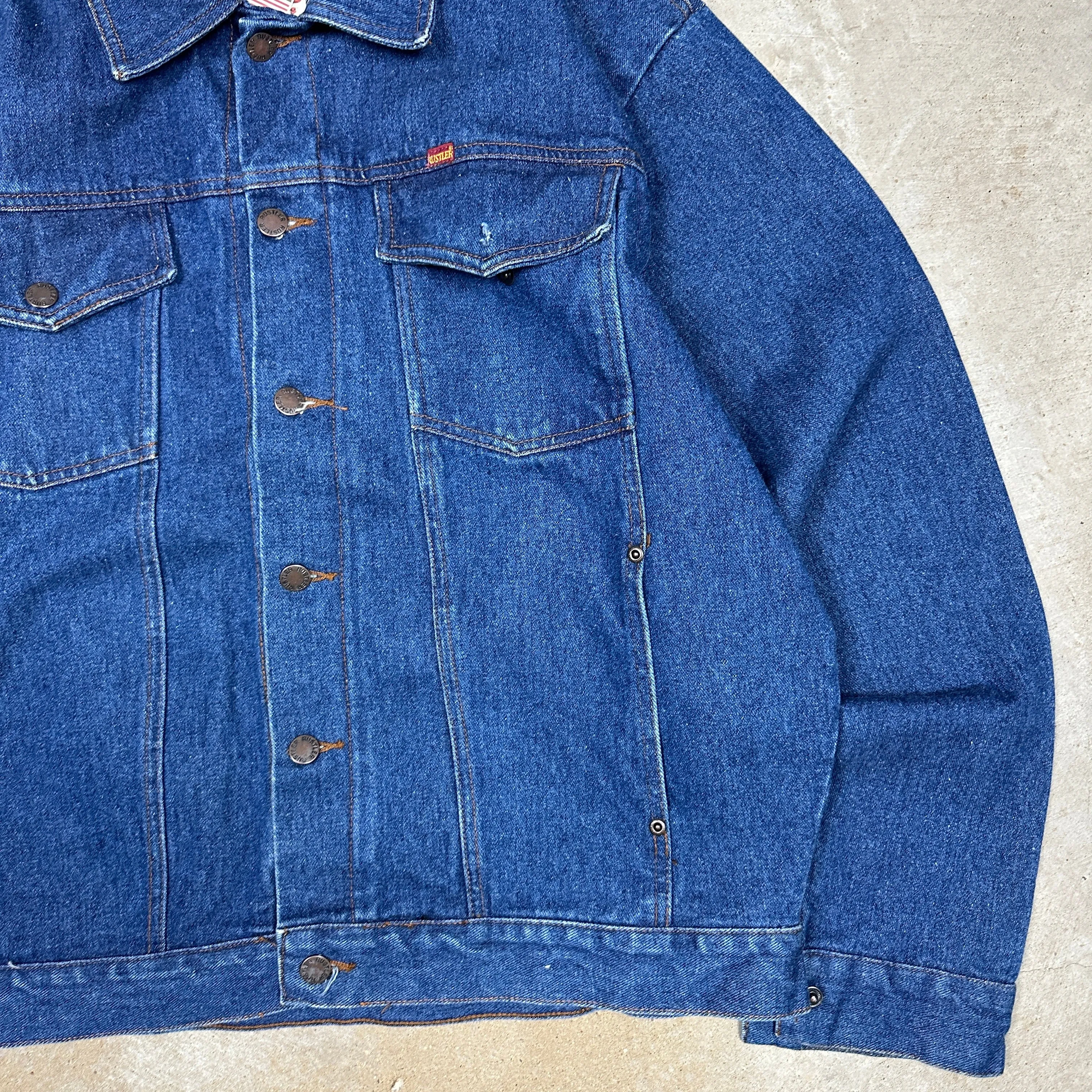 90s Dark Wash Looney Tunes Rustler Denim Jacket XL H27