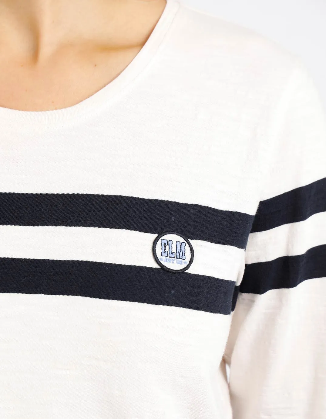 Allegra Long Sleeve Tee - Vintage White