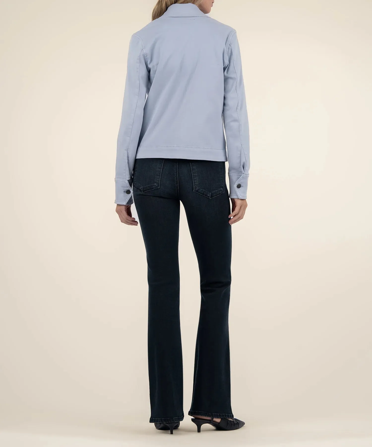 Amanda Boxy Jacket- Powder Blue