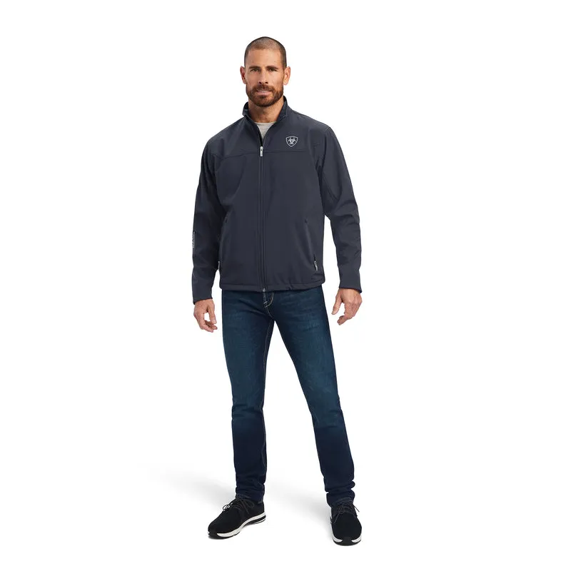 Ariat Men's Thunderbird Team Softshell Jacket, Ebony Gray