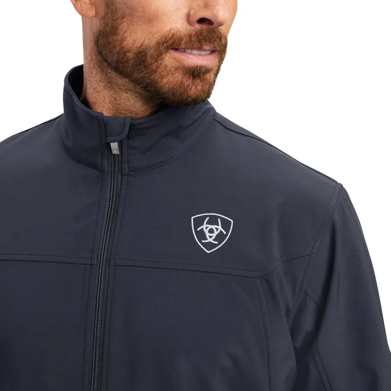 Ariat Men's Thunderbird Team Softshell Jacket, Ebony Gray