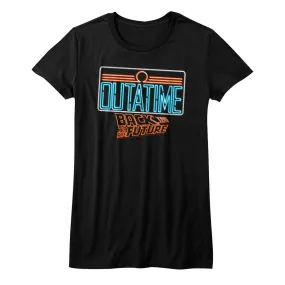 Back To The Future Neon Women's T-Shirt