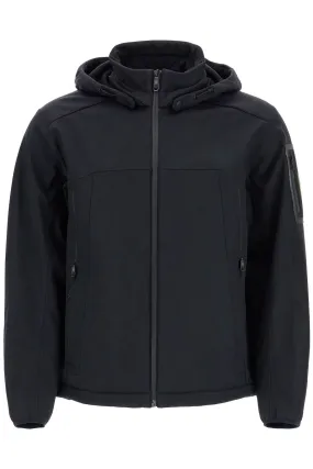 black adjustable hooded coat 50515100 BLACK