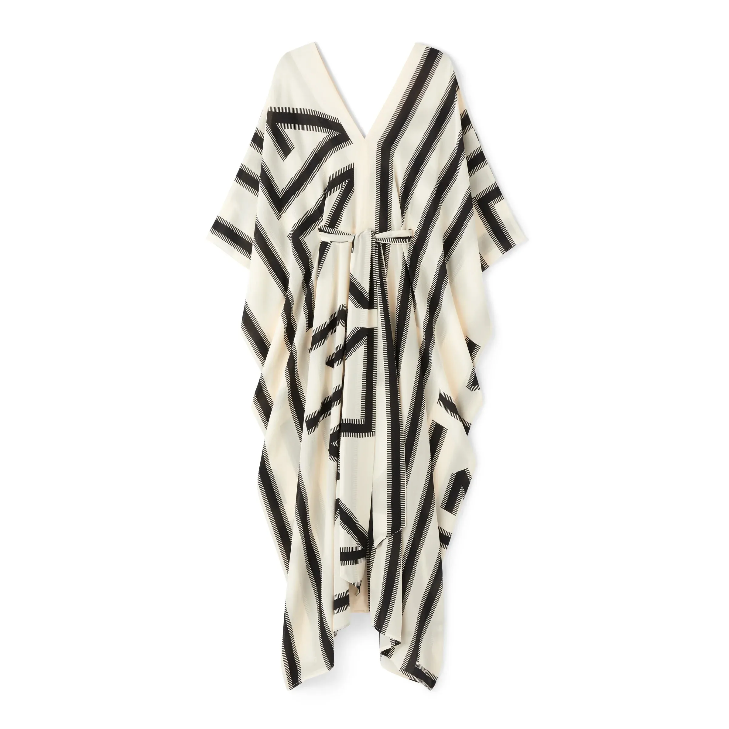 Black & White French Moss Women's, Casual Wear Kaftan