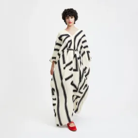 Black & White French Moss Women's, Casual Wear Kaftan