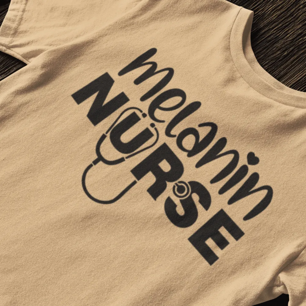Black Nurse T-Shirt Melanin Nurse Bella Canvas Softstyle T-Shirt, black history month shirts