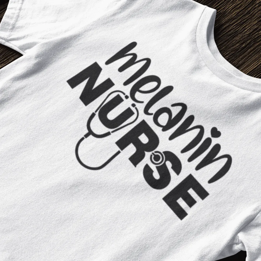 Black Nurse T-Shirt Melanin Nurse Bella Canvas Softstyle T-Shirt, black history month shirts