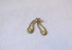 Bling - Vintage Diamante Drop Earrings