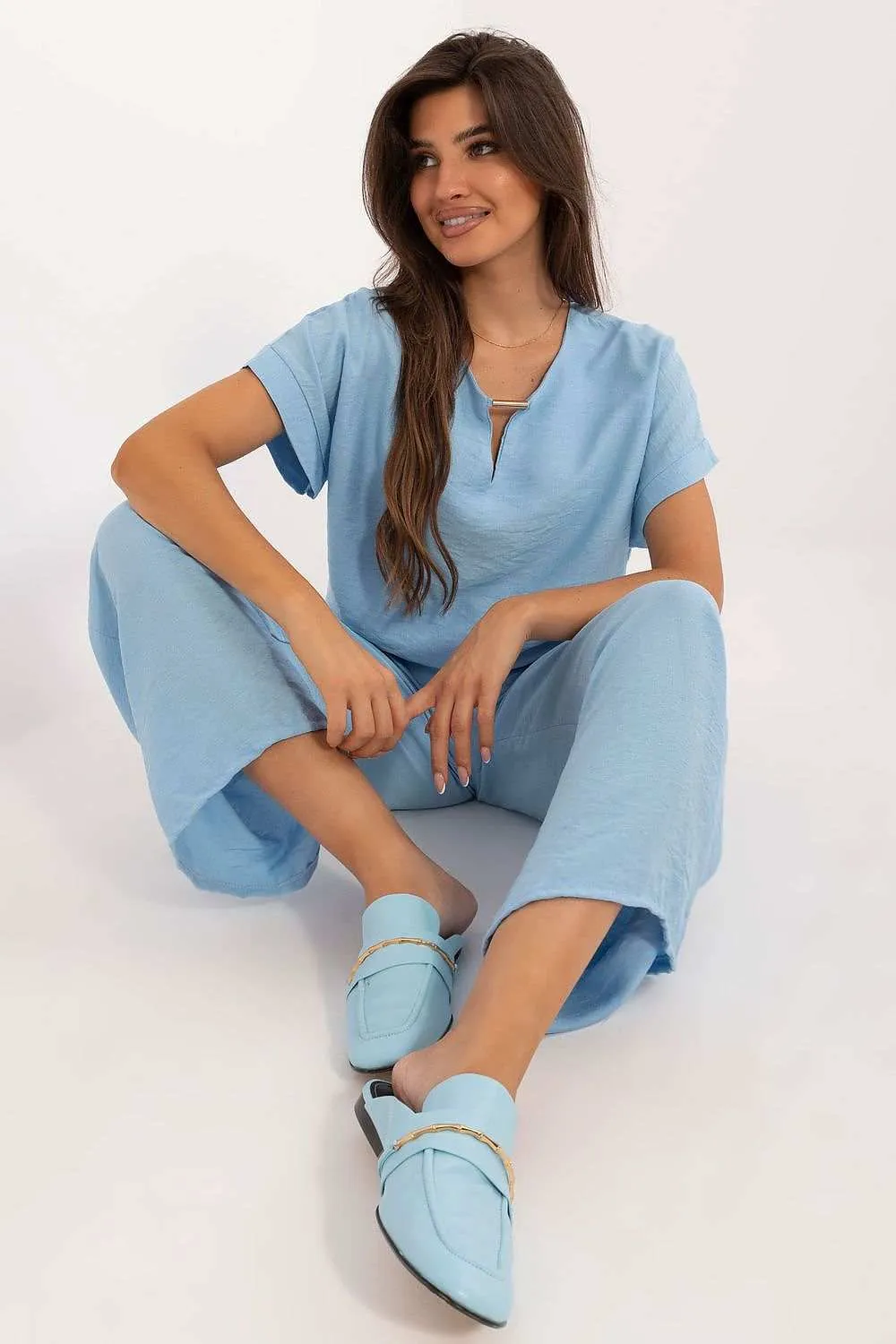 Blouse and Trouser Set