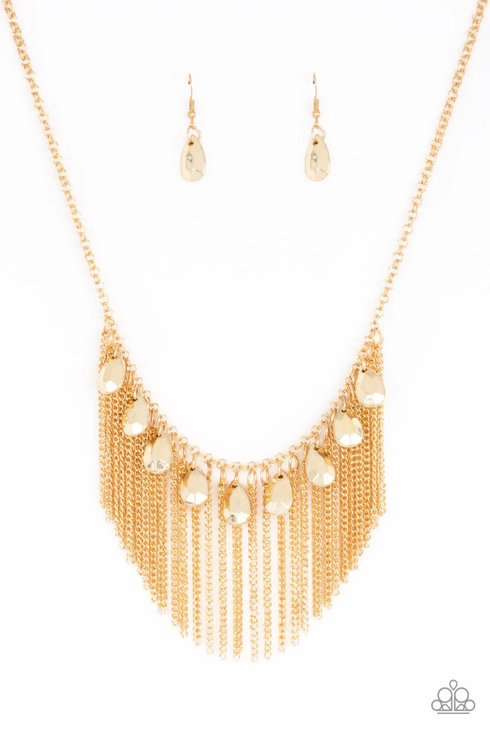 Bragging Rights - Gold Paparazzi Accessories