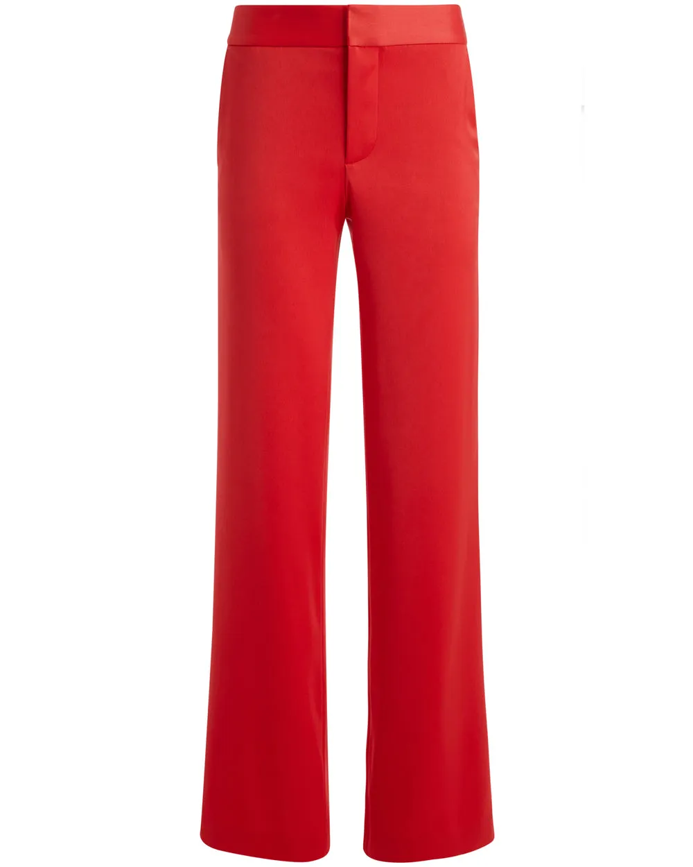 Bright Ruby Wide Leg Calvin Trouser
