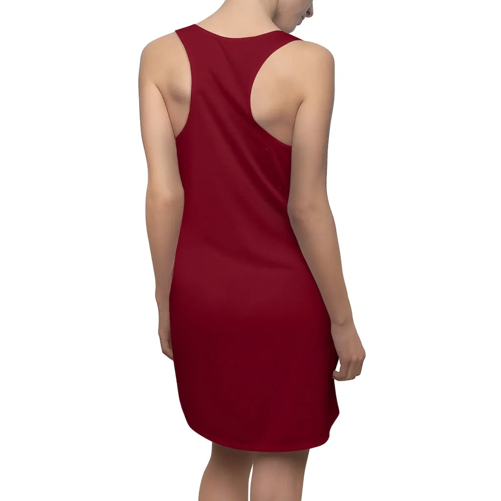Burgundy Racerback Dress