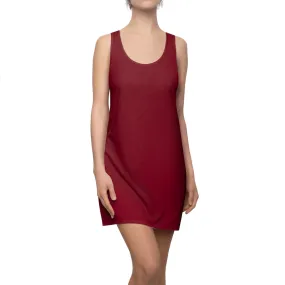 Burgundy Racerback Dress