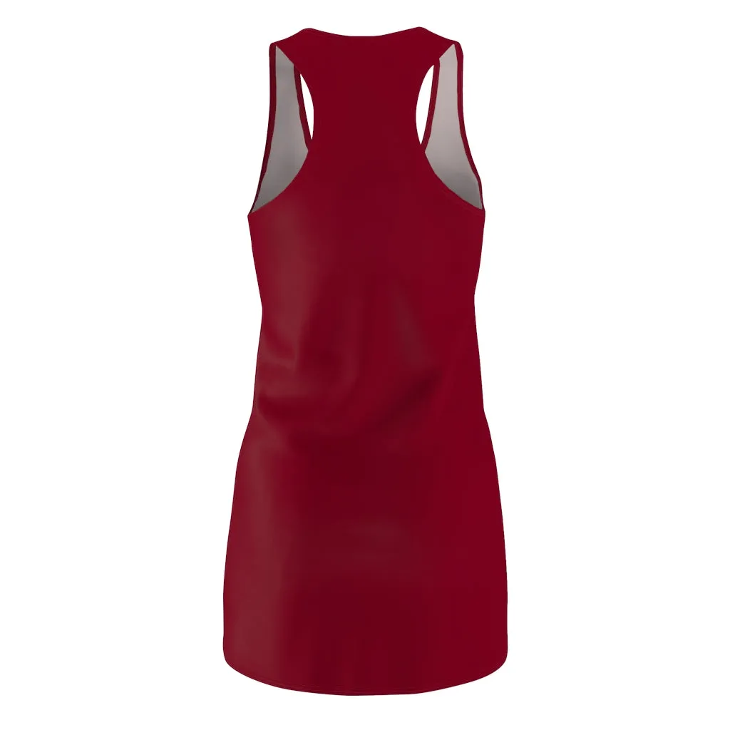 Burgundy Racerback Dress