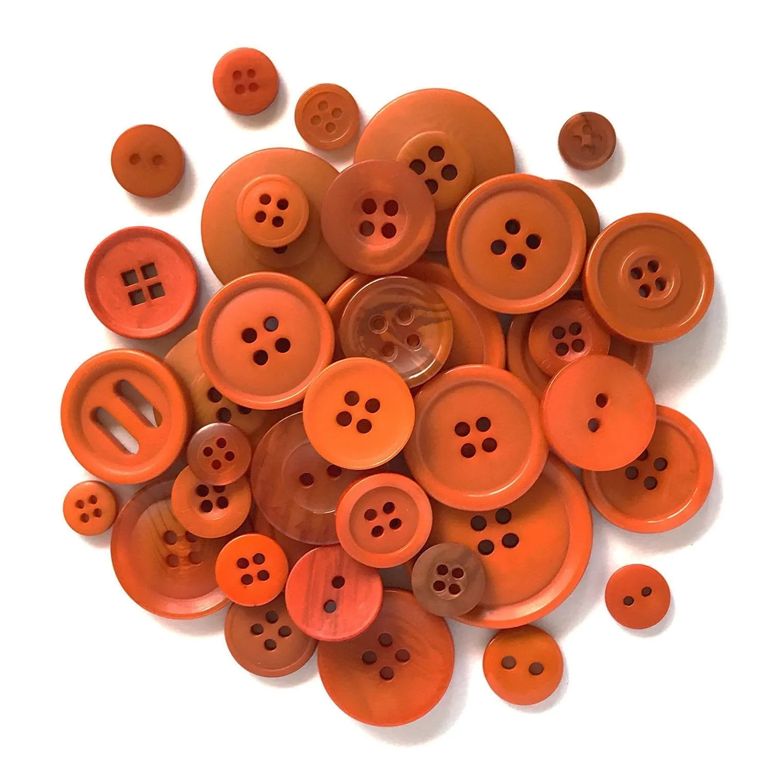 Carnival Orange Buttons