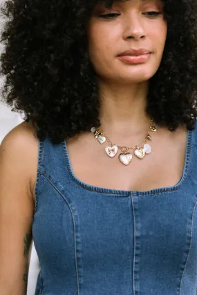 Charlotte Heart Charm Necklace