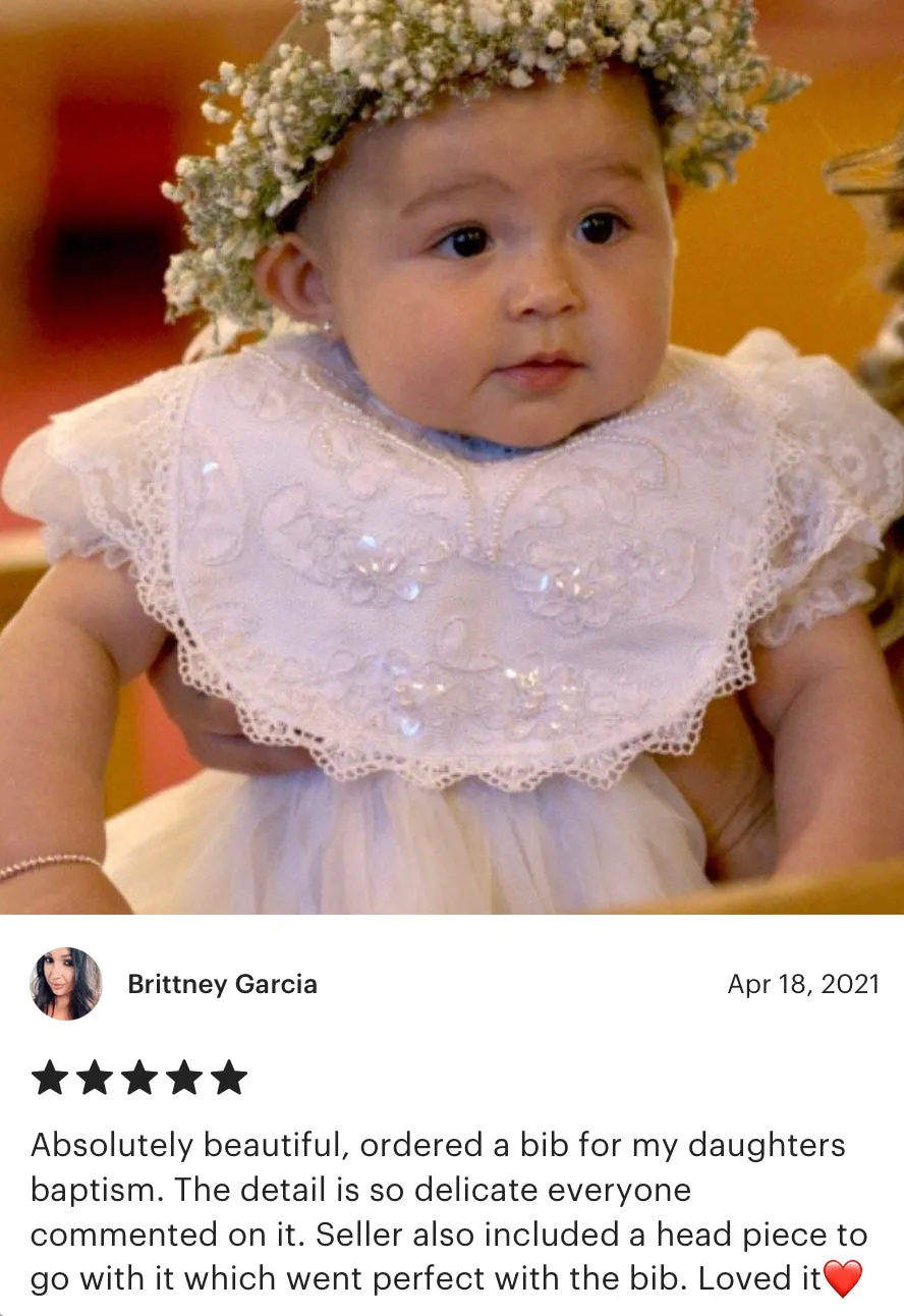 Christening Accessories - Bibs