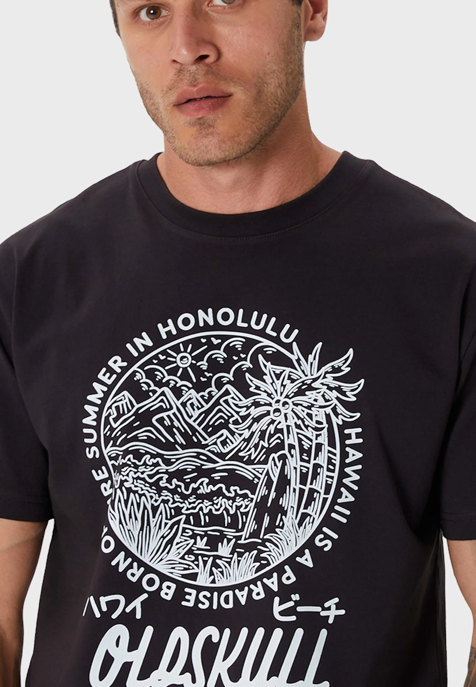 Chulo Honolulu T-Shirt Black