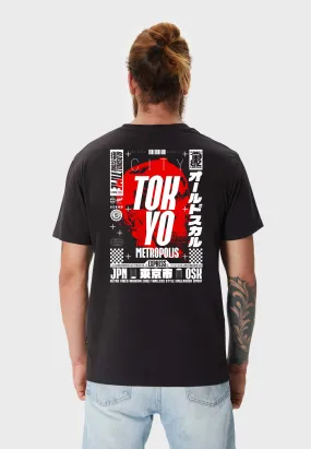 City Reaper Backprint T-Shirt Black