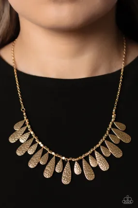 Compelling Confetti - Gold Paparazzi Accessories