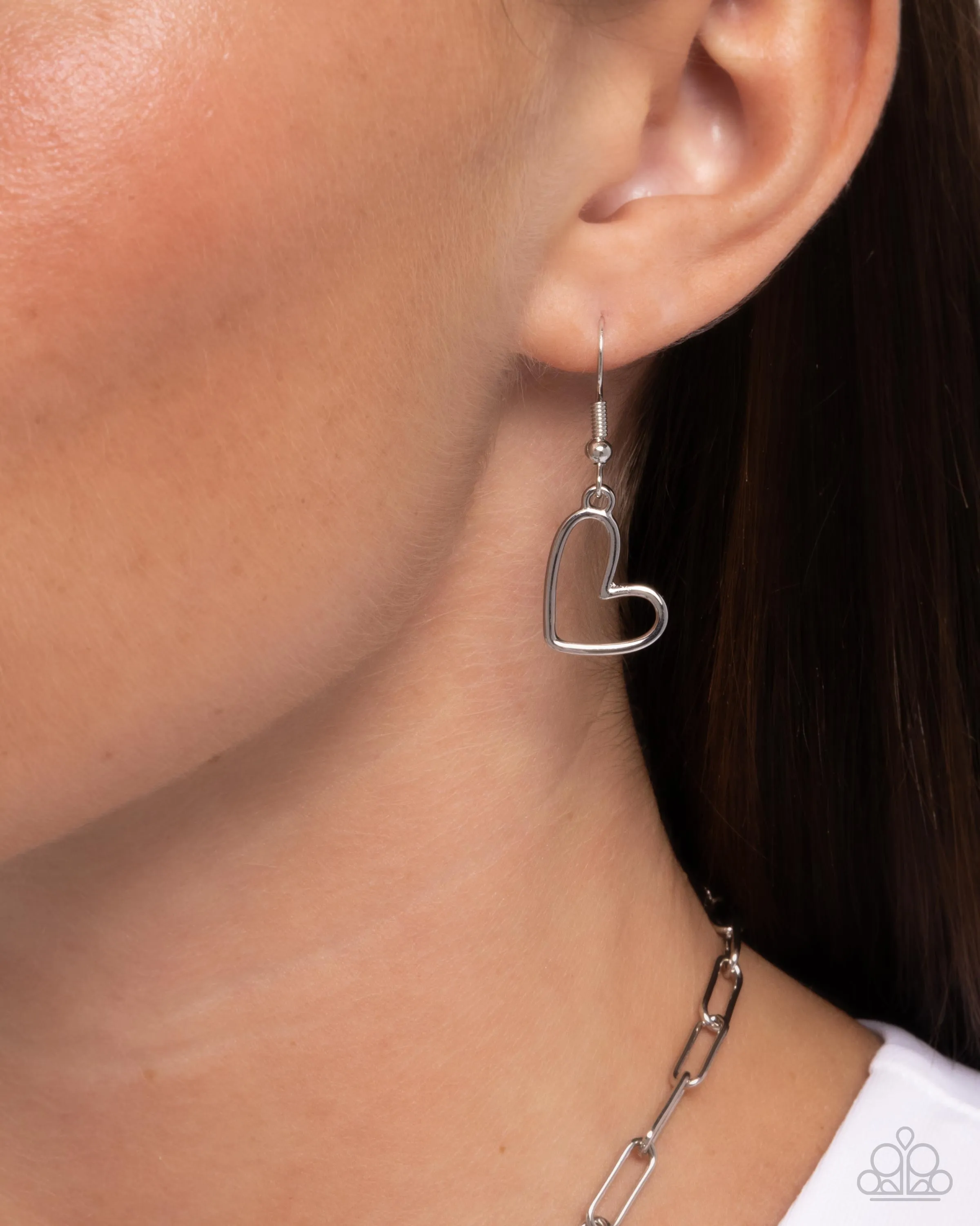 Courting Chains - Silver Paparazzi Accessories