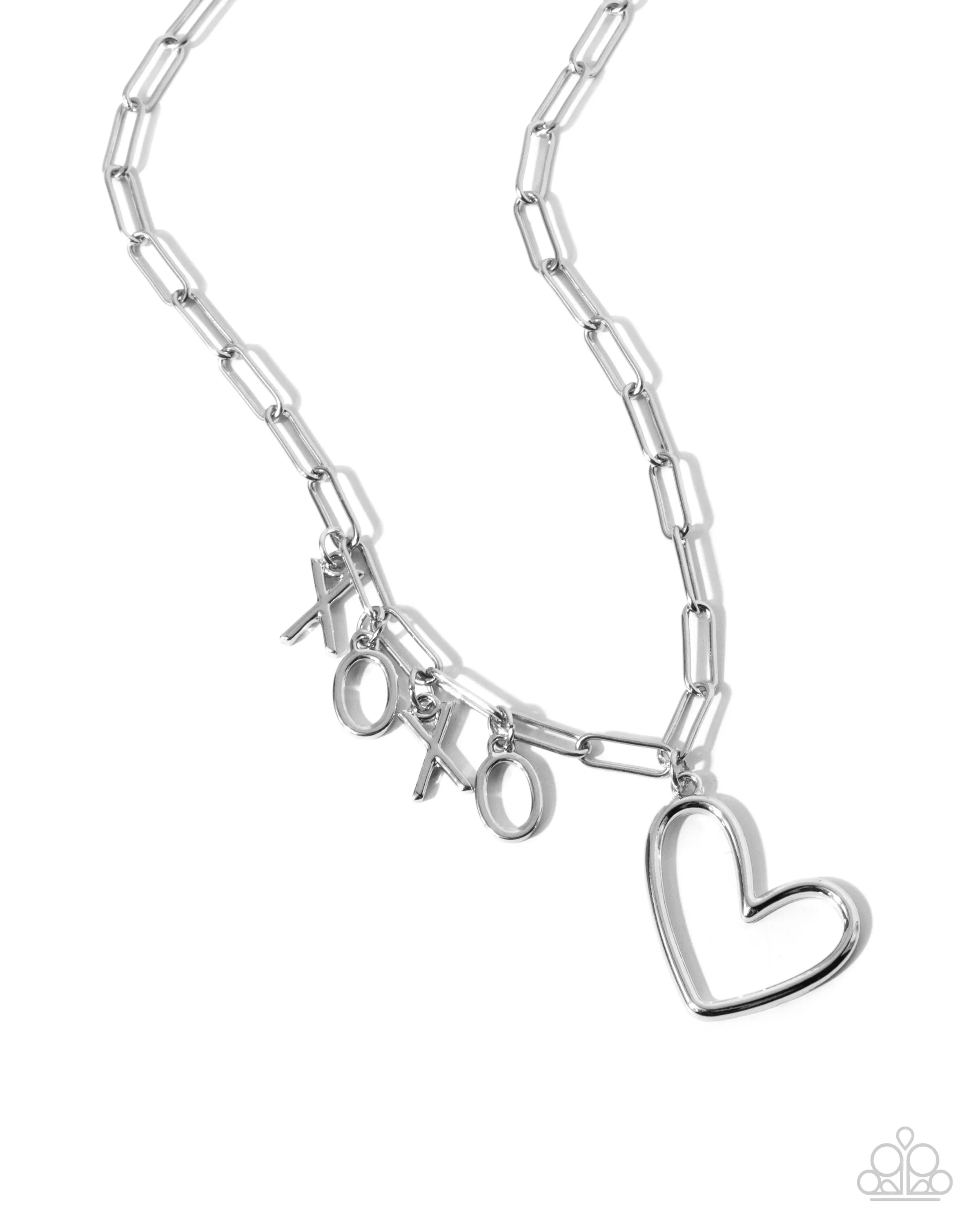 Courting Chains - Silver Paparazzi Accessories