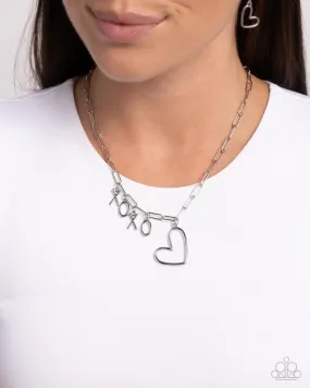 Courting Chains - Silver Paparazzi Accessories