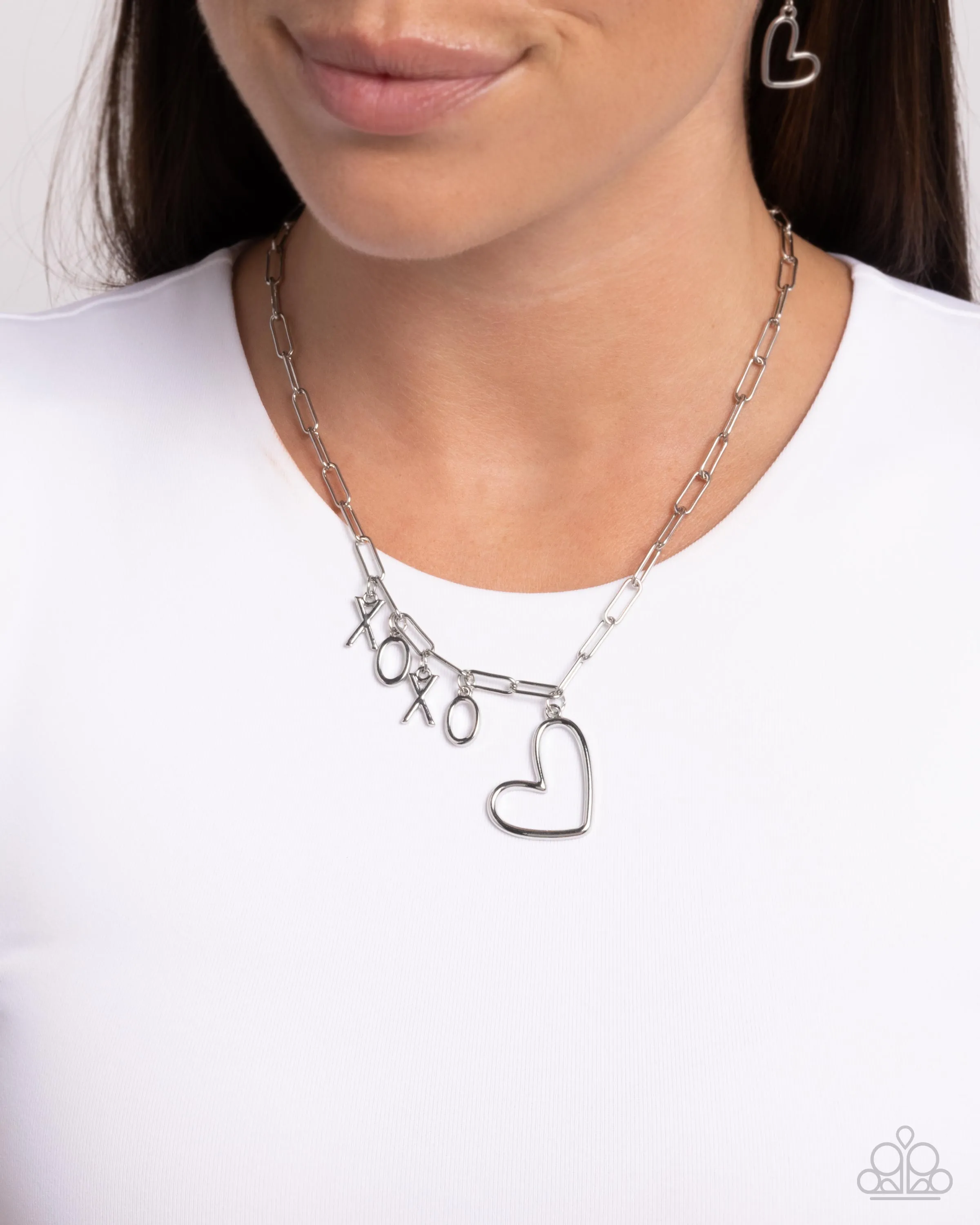 Courting Chains - Silver Paparazzi Accessories