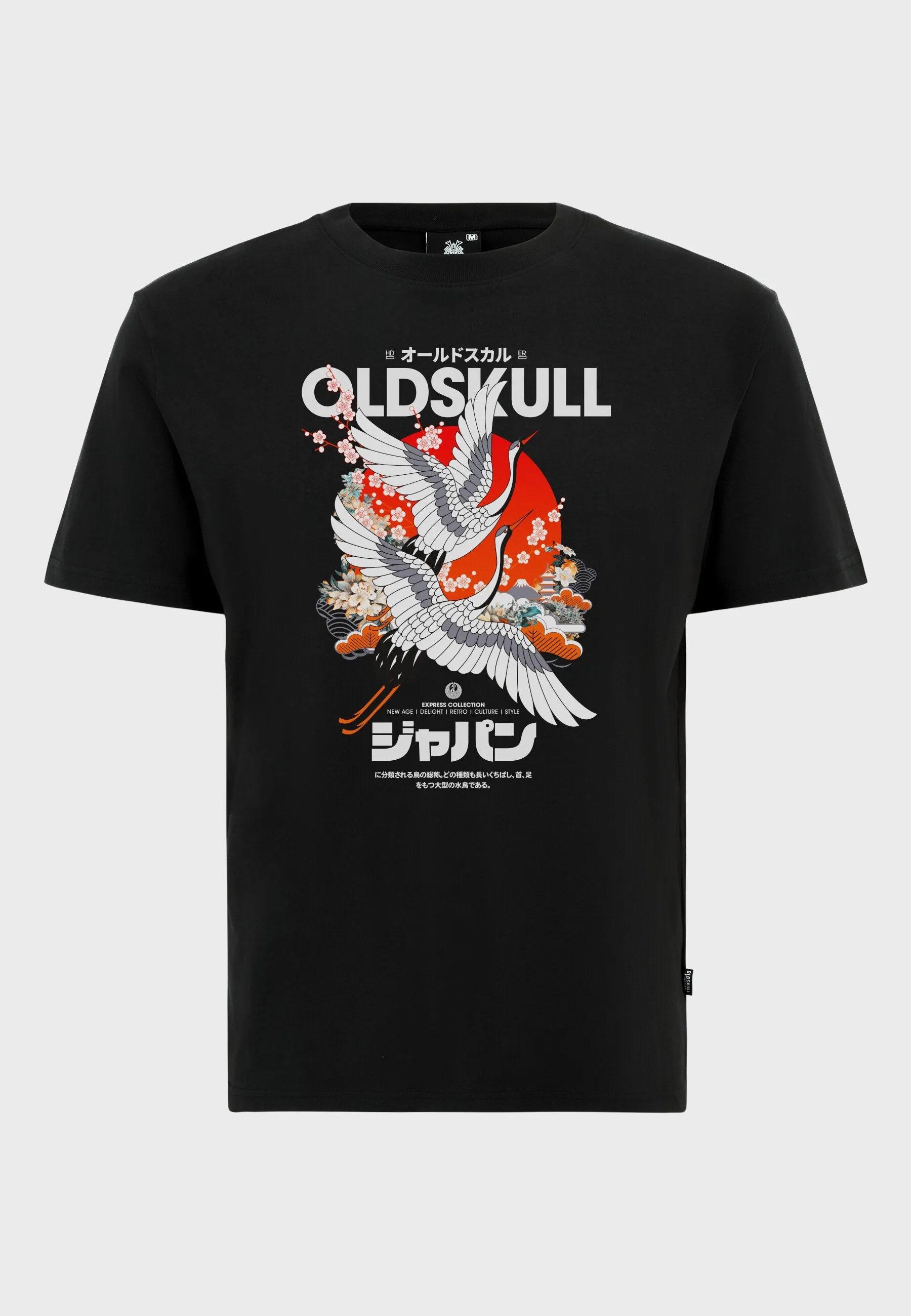 Crane Beauty T-Shirt Black
