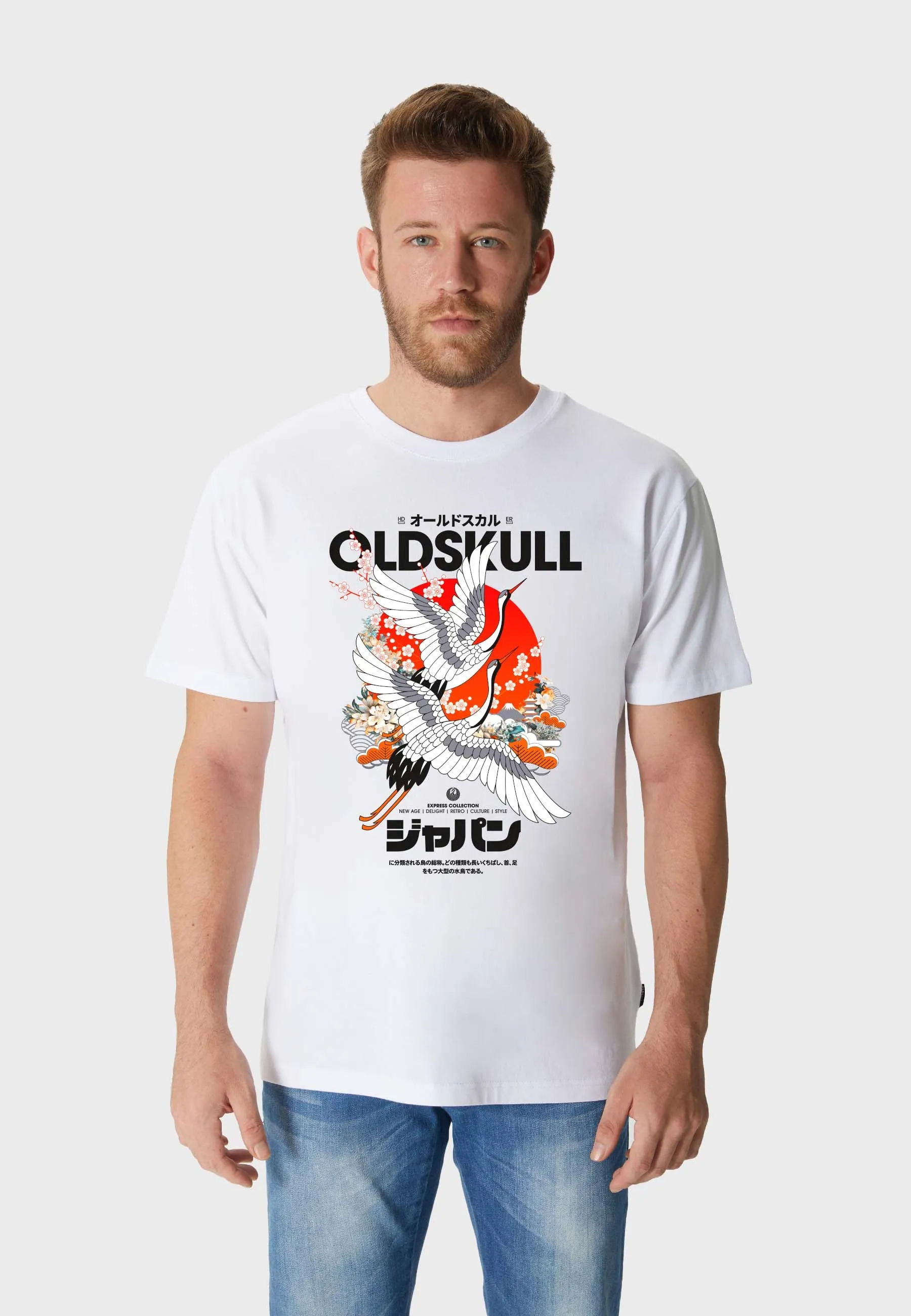 Crane Beauty T-Shirt White