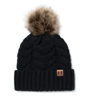David and Young Cable Knit Cuff Beanie