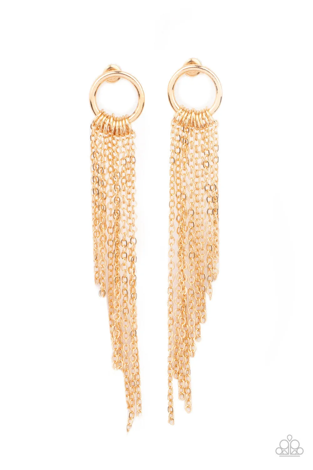 Divinely Dripping - Gold Paparazzi Accessories