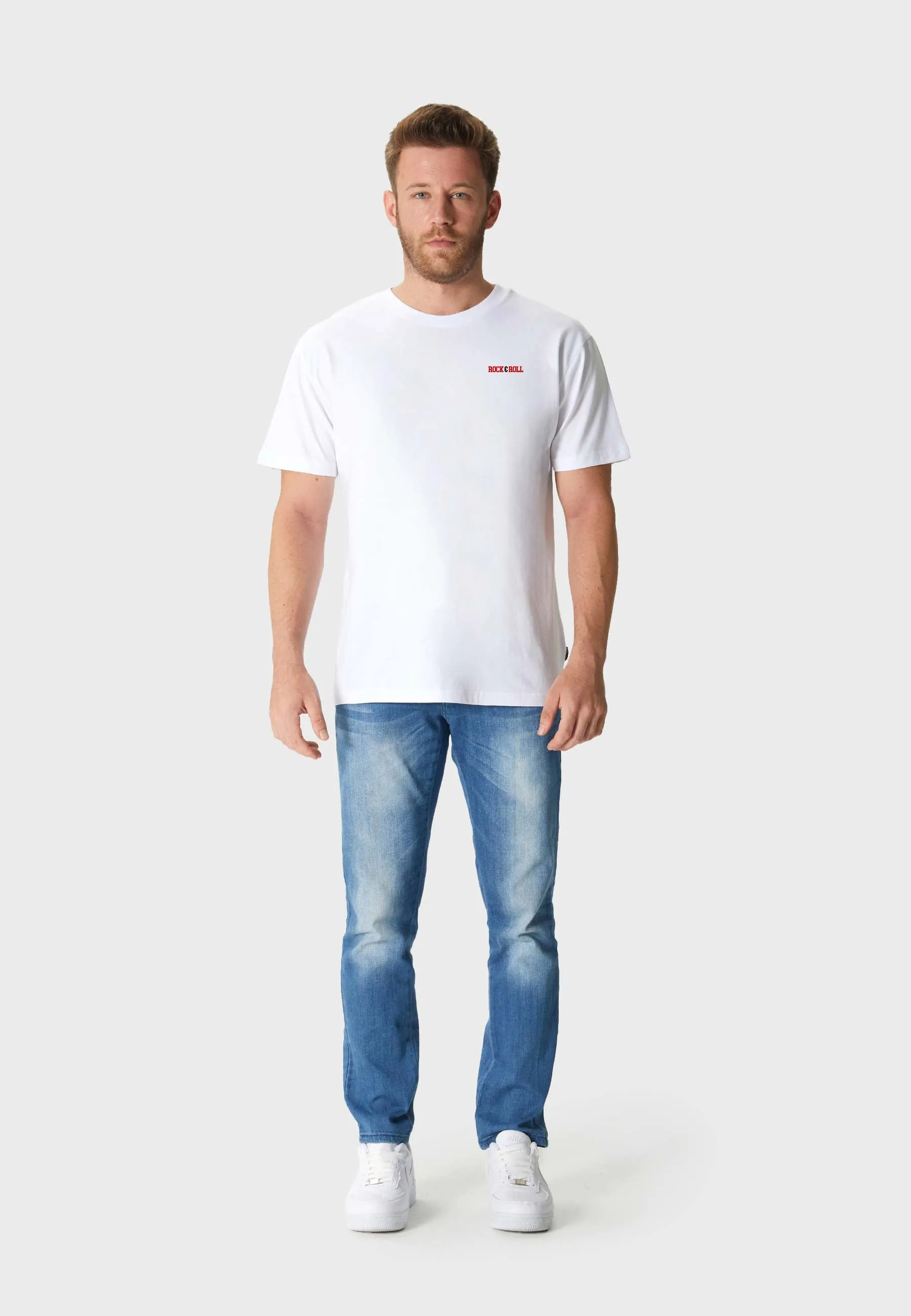Electric Shocker Backprint T-Shirt White