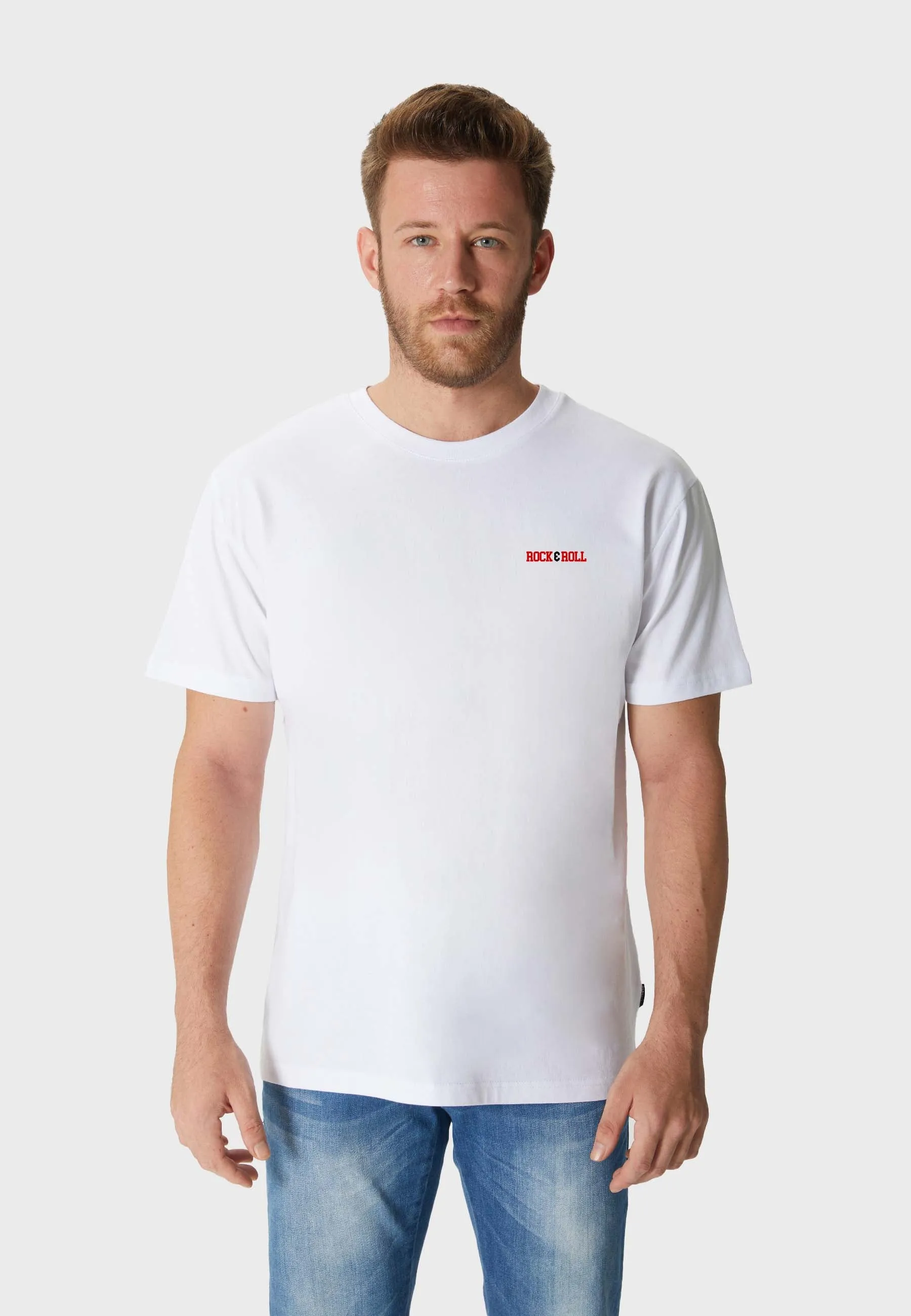 Electric Shocker Backprint T-Shirt White