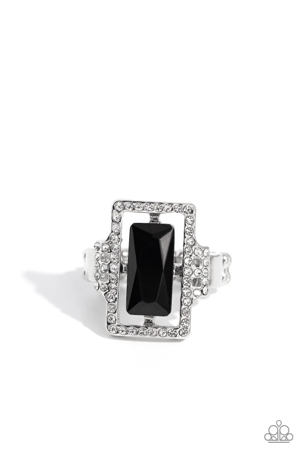 Emerald Elegance - Black Paparazzi Accessories