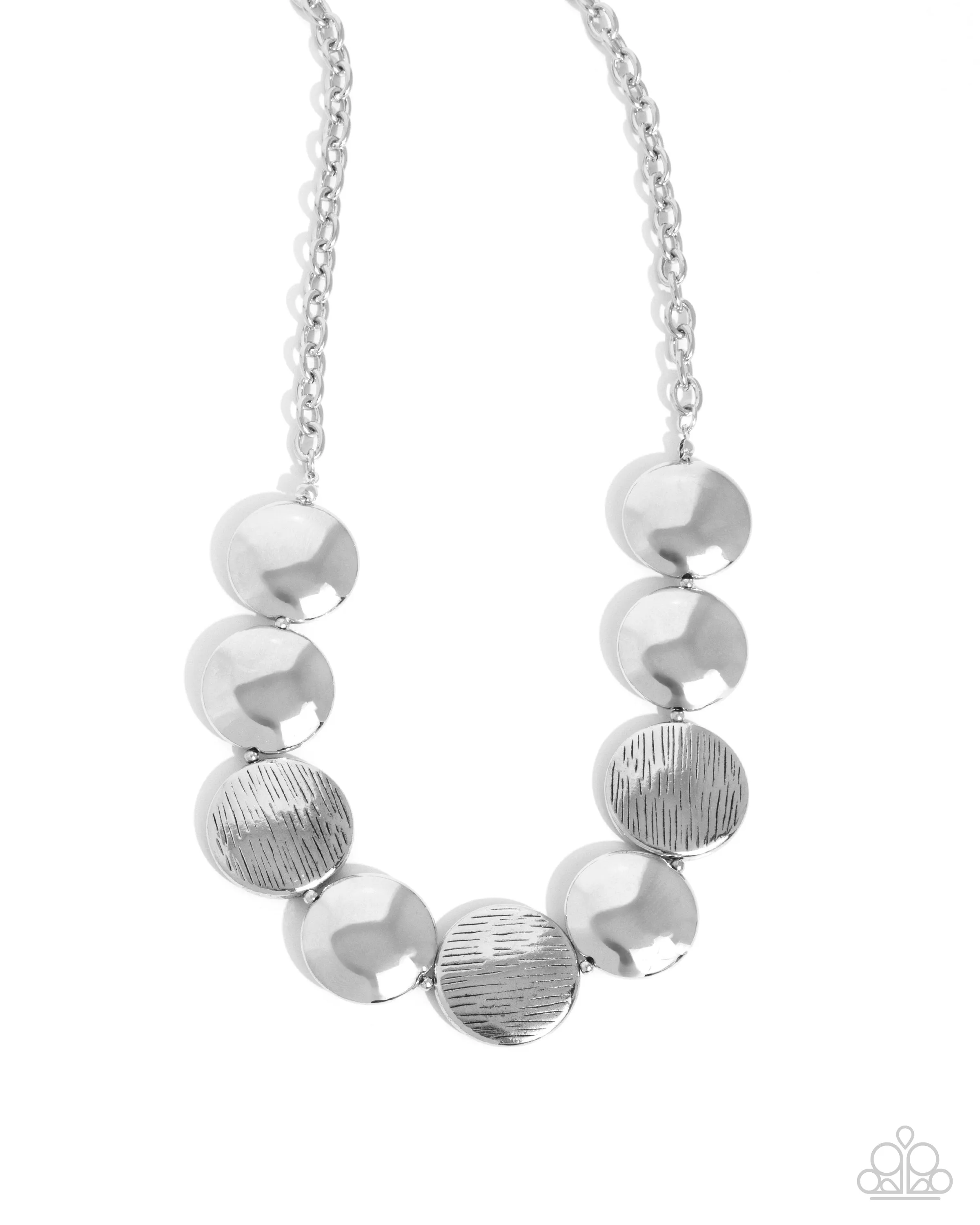 Engraved Energy - Silver Paparazzi Accessories