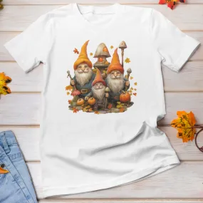 Fall Gnome Pumpkin t shirt / Fall Autumn tshirt
