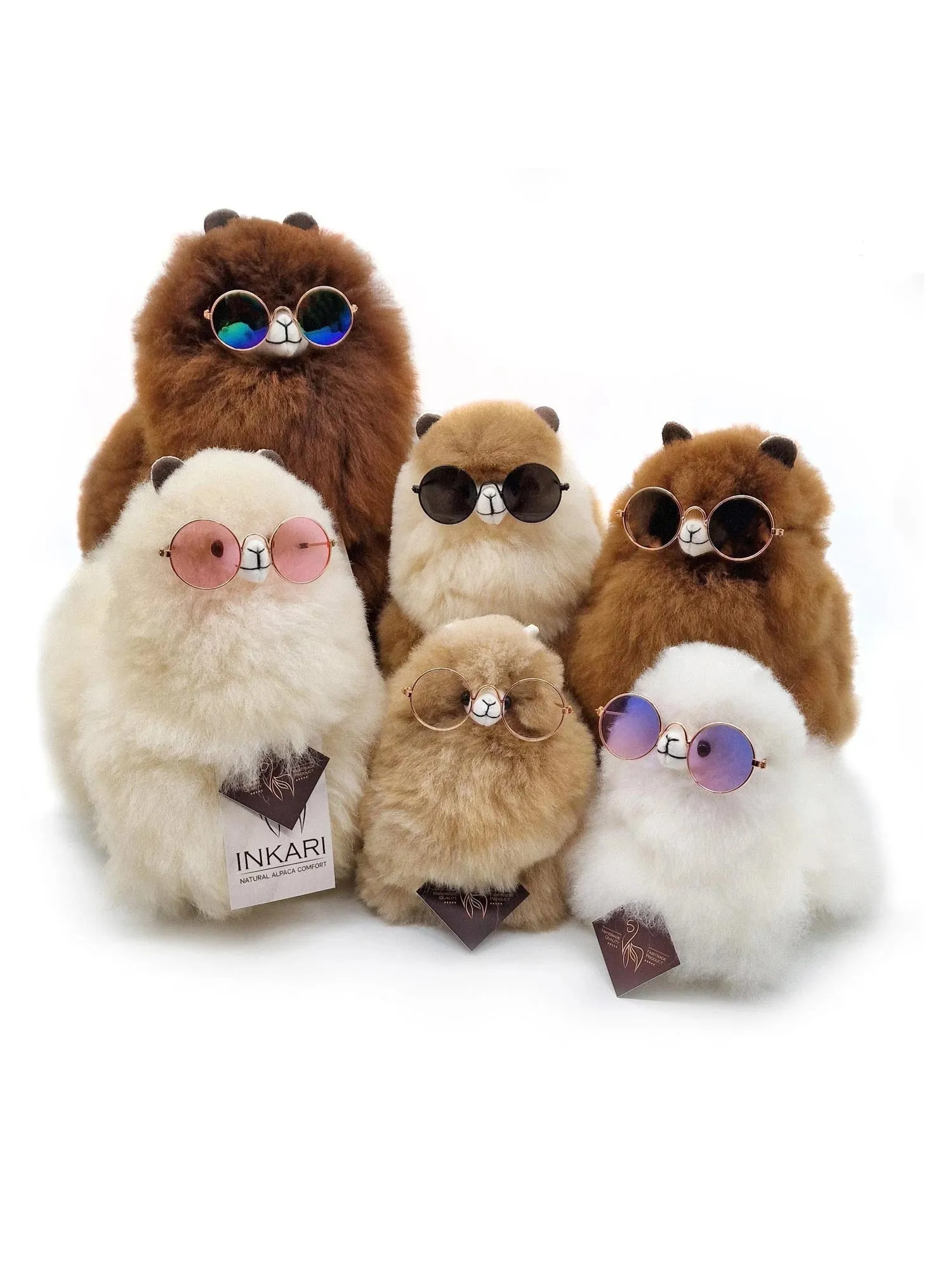 Inkari Alpaca Accessories Glasses - Round