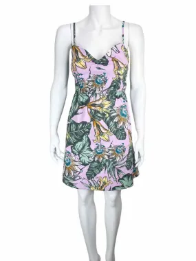 J. Crew Factory, Women's Tropical Floral Dress, Pink/Multi, Size S