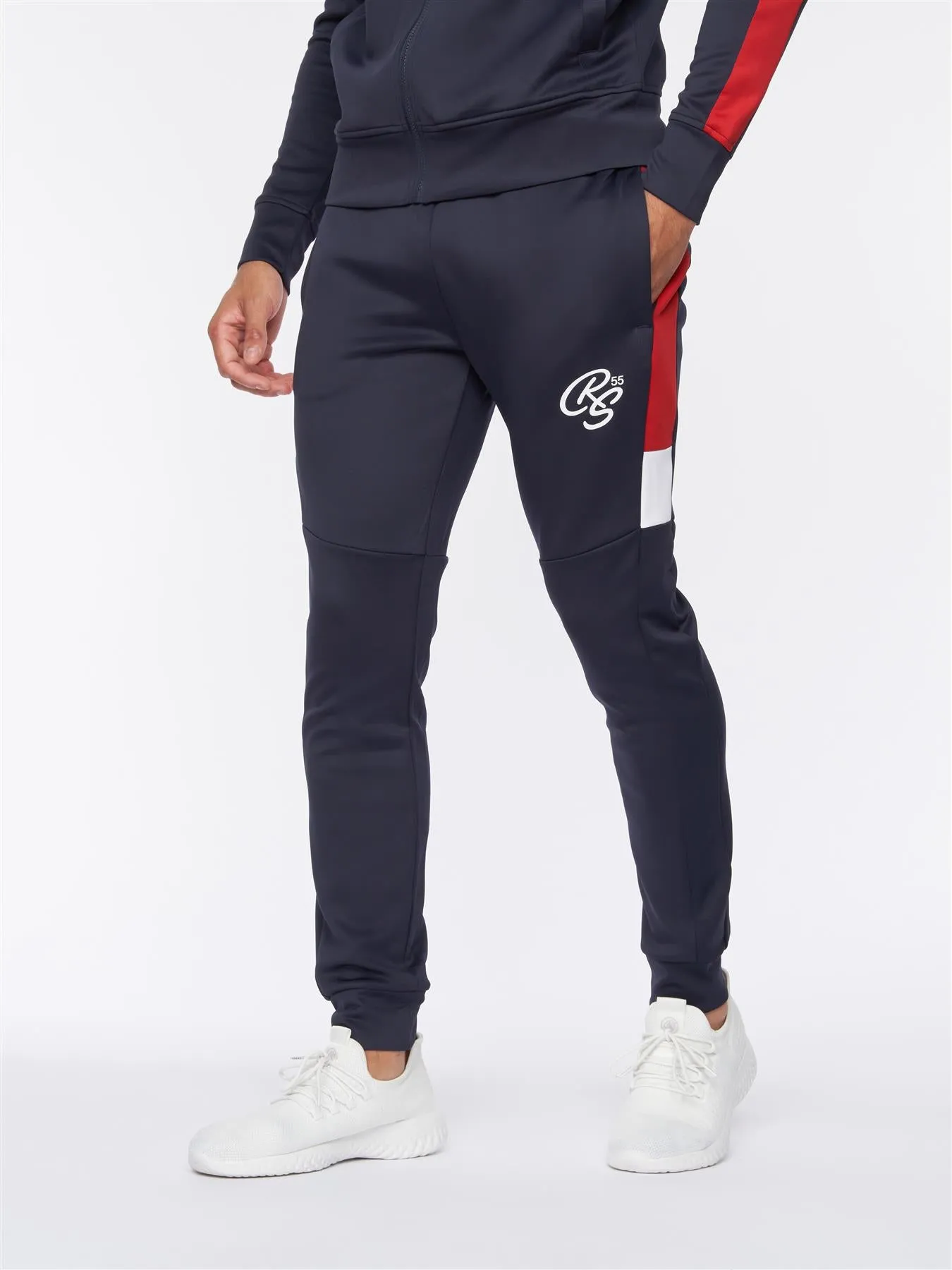 Kamari Tracksuit Navy/Red
