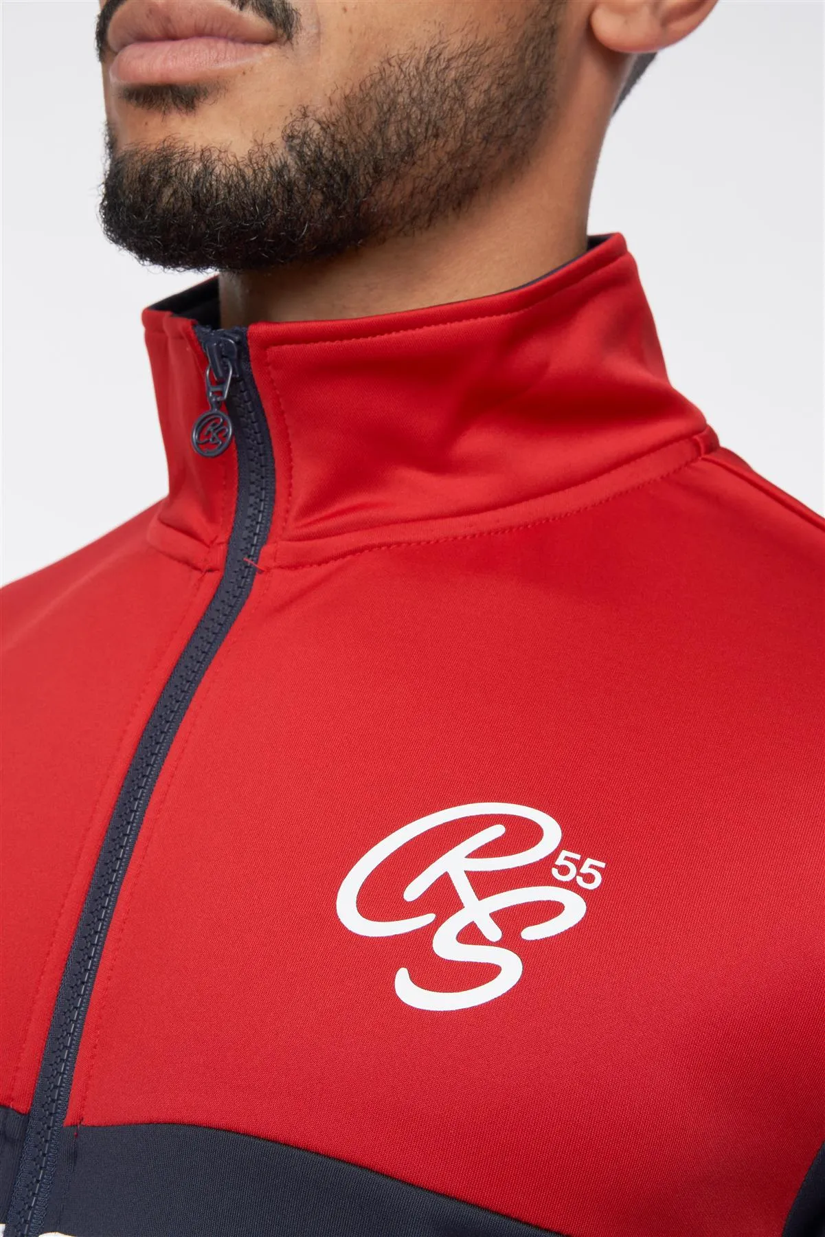 Kamari Tracksuit Navy/Red