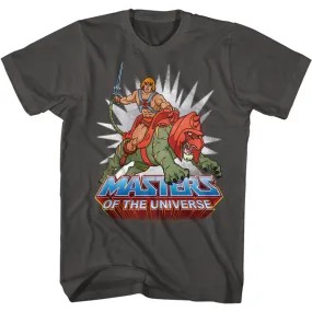 Masters Of The Universe Starburst Battlecat Men's T-Shirt