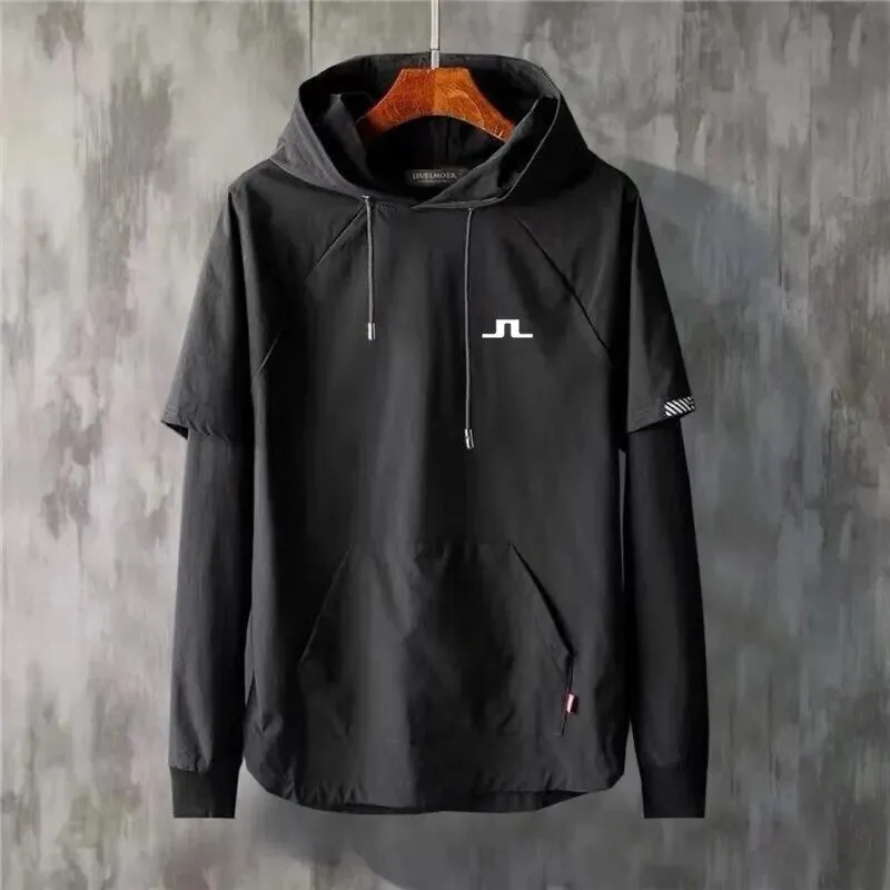 Men's Golf Clothing Autumn Men's Long-sleeved T-shirt Men's Top Clothing Sports Men's Golf Jacket Hooded Top