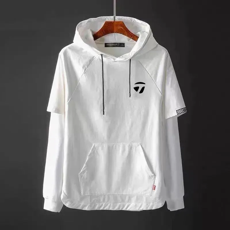 Men's Golf Clothing Autumn Men's Long-sleeved T-shirt Men's Top Clothing Sports Men's Golf Jacket Hooded Top