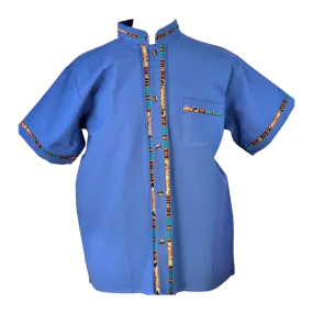 Mexican Men's Guayabera Button Down Shirt