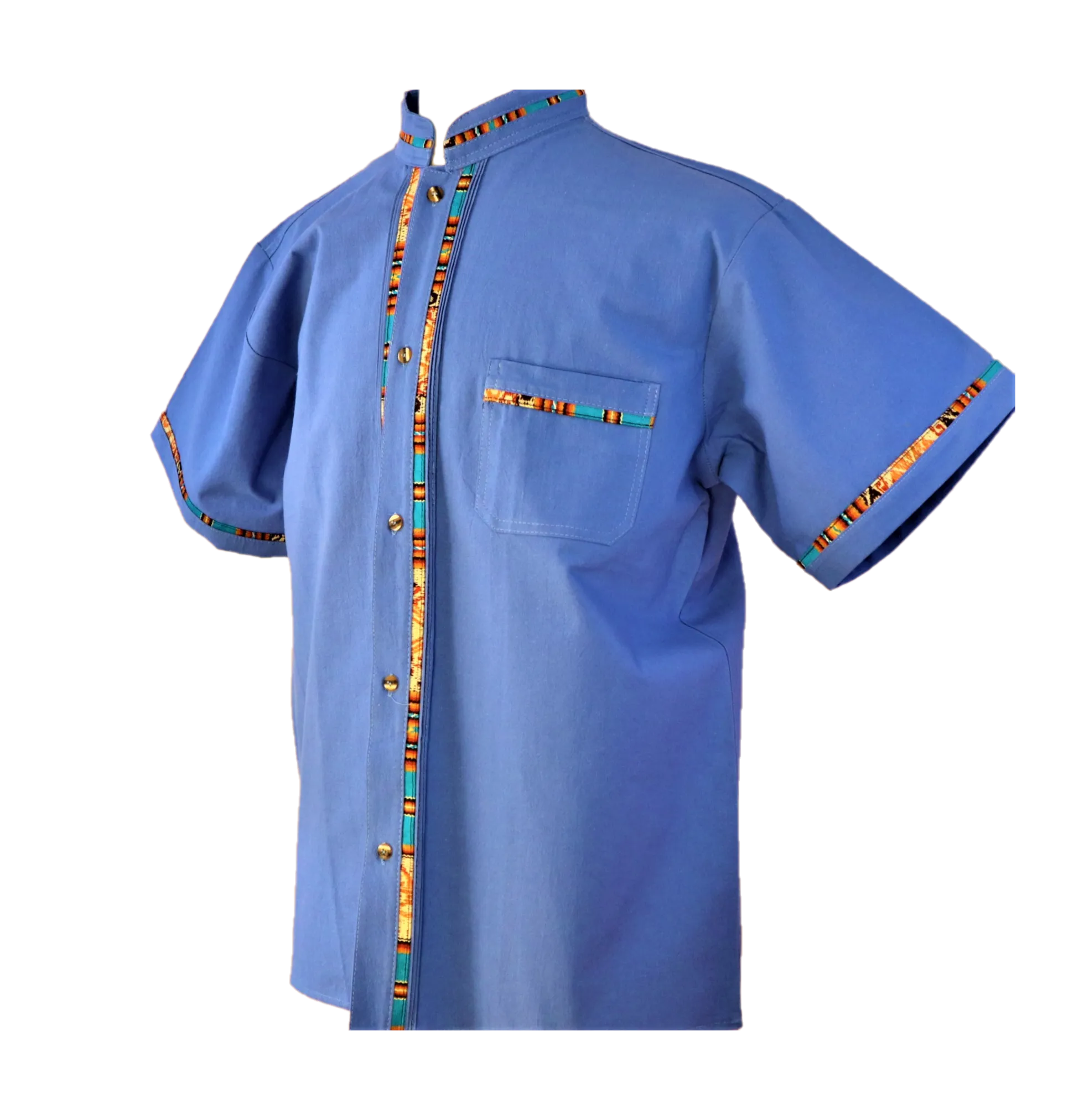 Mexican Men's Guayabera Button Down Shirt